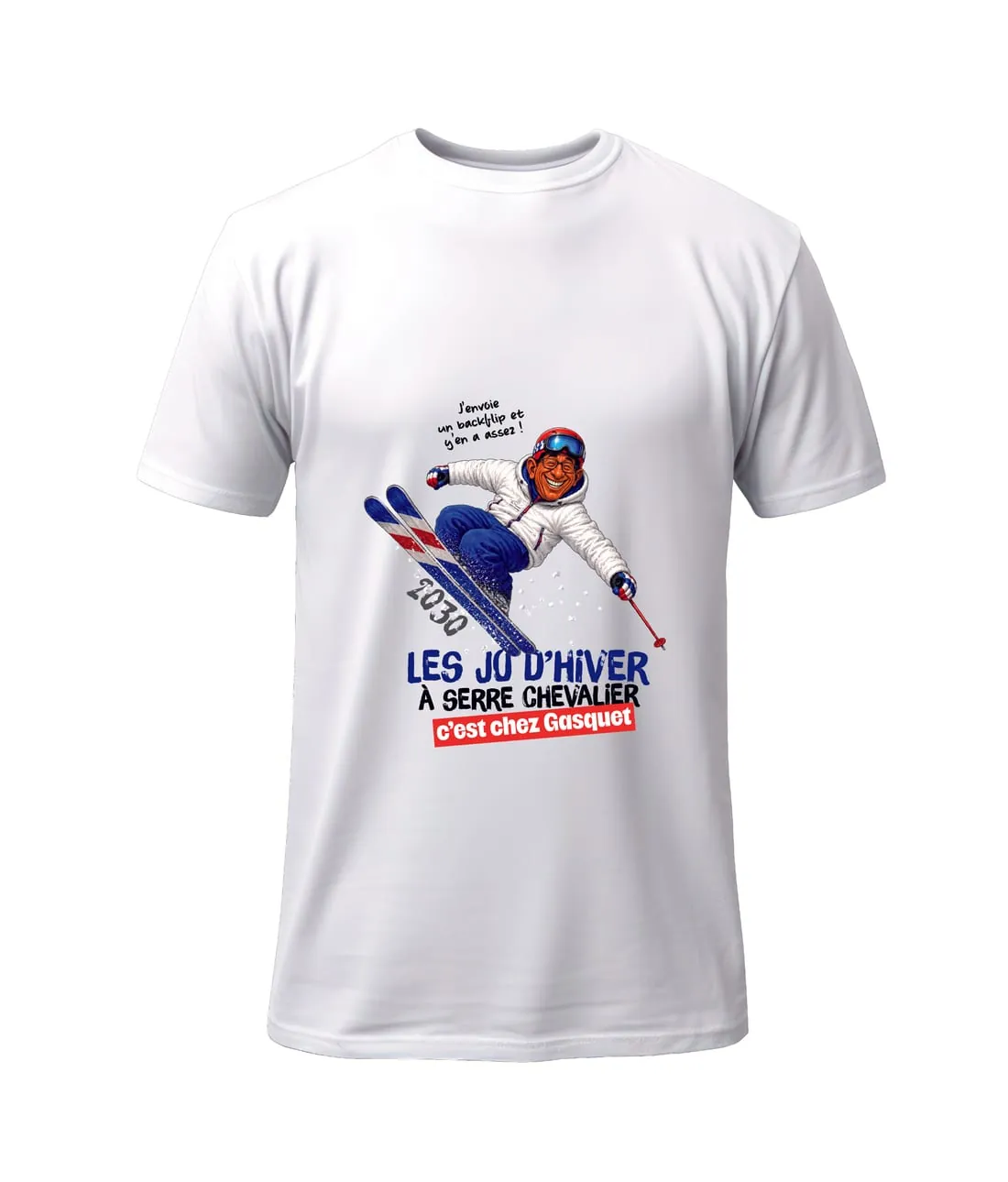 T-shirt La Maison Gasquet — caricature freestyle